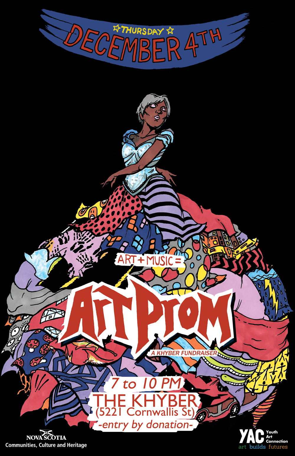 art prom poster